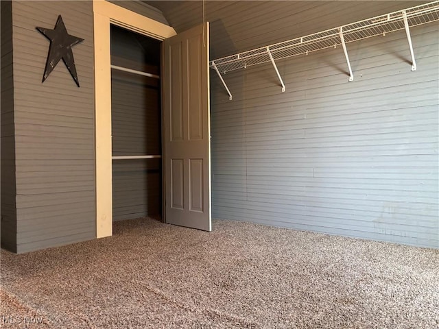 interior space featuring carpet floors