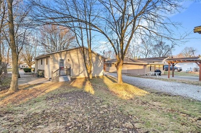 view of front of home