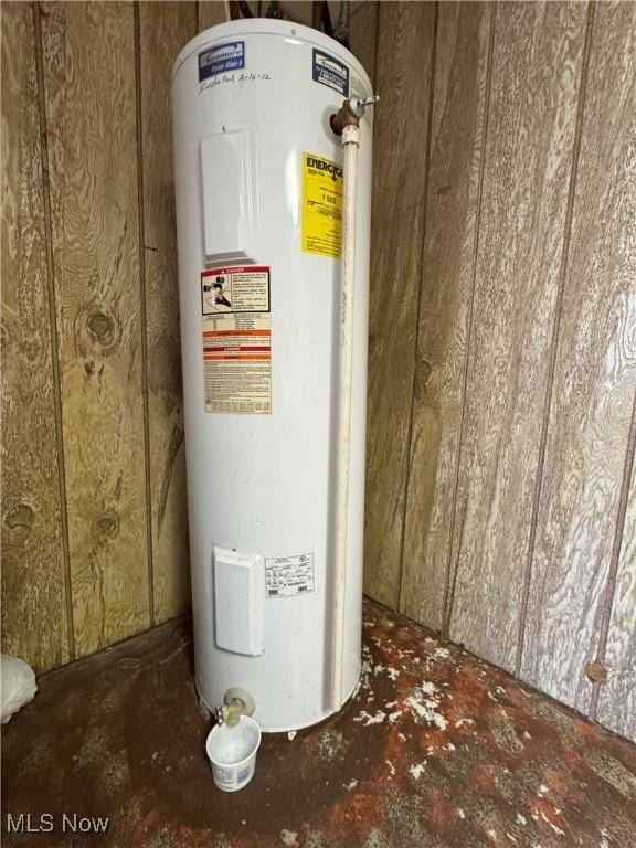 utilities featuring electric water heater