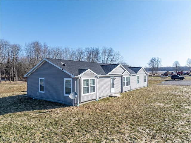 5719 N Richmond Rd, Pierpont, OH 44082 - manufactured / mobile home featuring a front lawn, crawl space, and roof with shingles