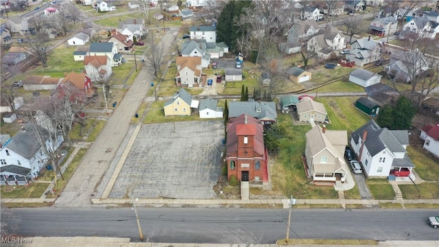 birds eye view of property featuring a residential view