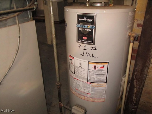 utilities with gas water heater