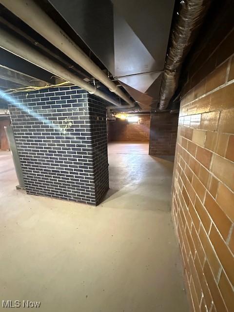 1119 Abbey Pl, Zanesville, OH 43701 - view of unfinished below grade area