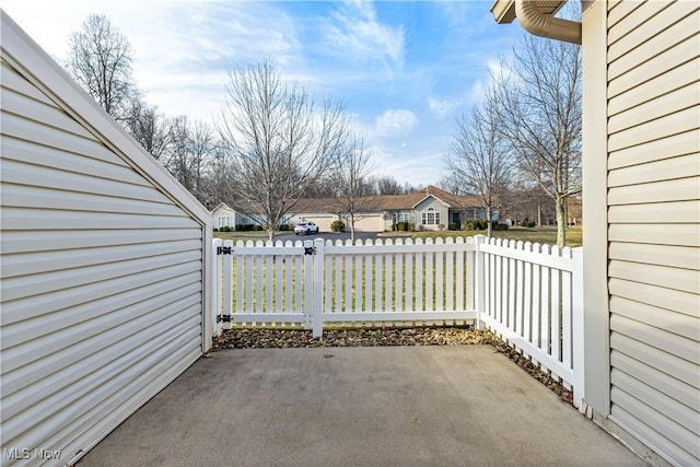 20 Hunters Woods Blvd Unit A, Canfield, OH 44406 - view of patio / terrace with fence and a residential view