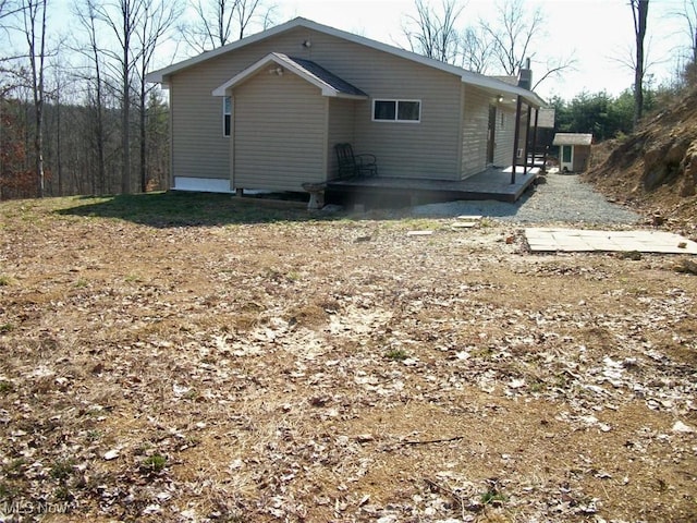 8045 State Route 555, Cutler, OH 45724 - view of back of house
