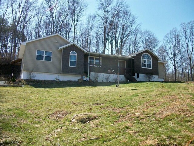 8045 State Route 555, Cutler, OH 45724 - view of front of home with a front lawn