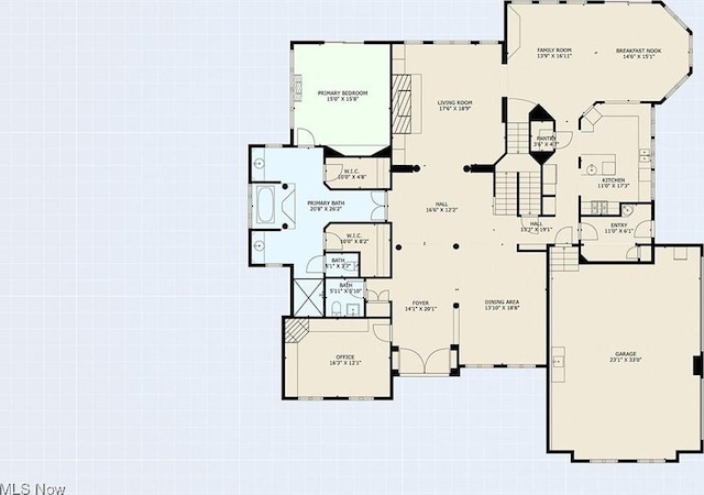 1524 Eagle Watch St NE, Canton, OH 44721 - floor plan