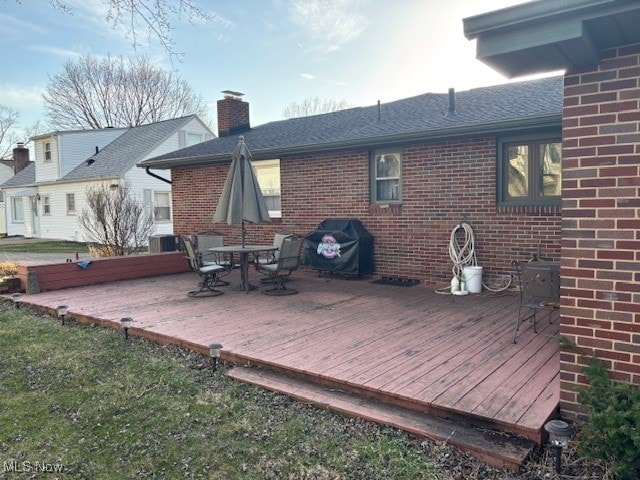 1317 Hartzell, Niles, OH 44446 - deck with area for grilling