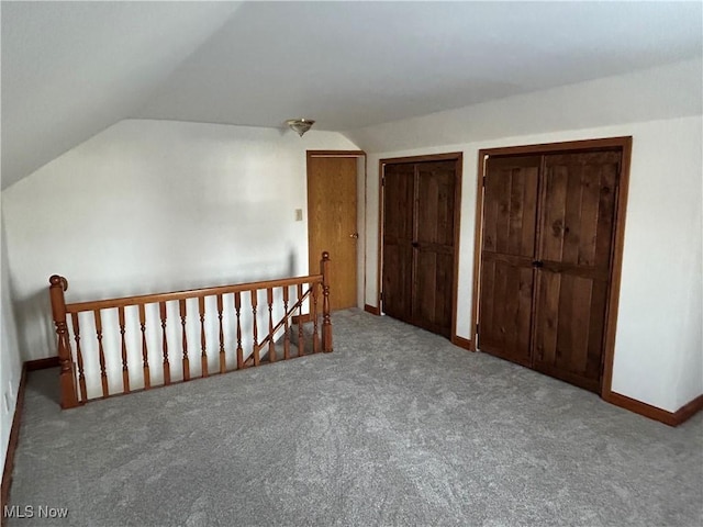 16535 State Route 60 S, Dresden, OH 43821 - bonus room with baseboards, lofted ceiling, and carpet floors