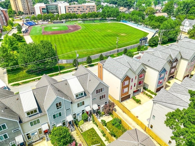 1581 E 118th St, Cleveland, OH 44106 - bird's eye view featuring a residential view