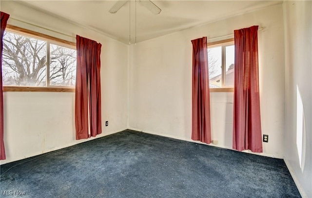 empty room featuring carpet flooring