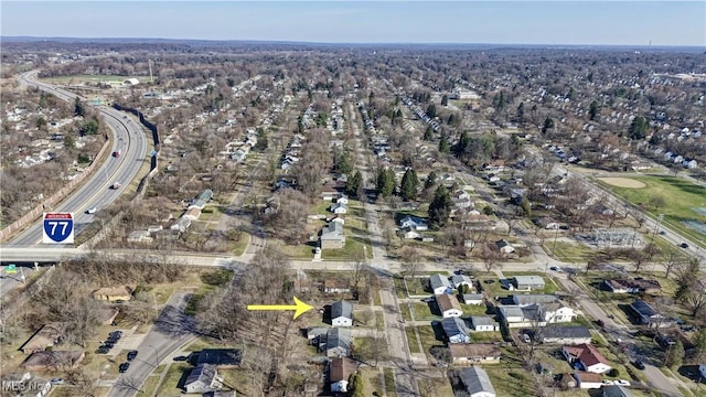 drone / aerial view