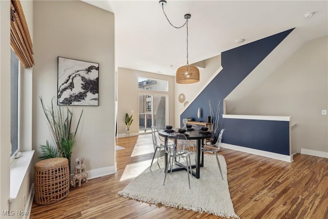1228 W 74th St, Cleveland, OH 44102 - dining space featuring wood finished floors and baseboards