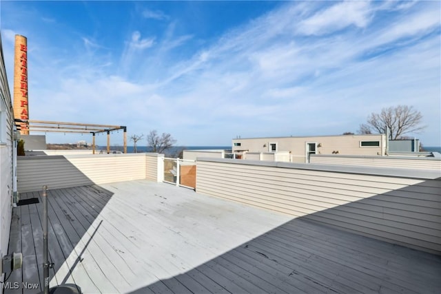 1228 W 74th St, Cleveland, OH 44102 - view of wooden terrace