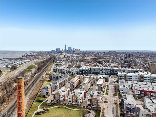 1228 W 74th St, Cleveland, OH 44102 - aerial view featuring a city view