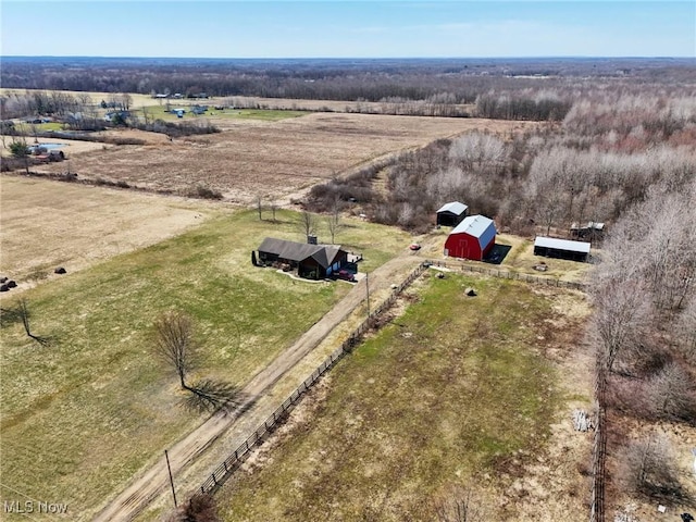 1525 Old Kyle Rd, Dorset, OH 44032 - birds eye view of property featuring a rural view