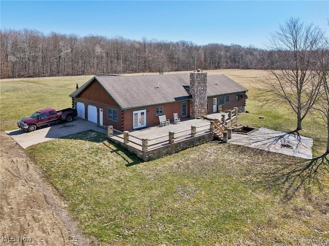 1525 Old Kyle Rd, Dorset, OH 44032 - aerial view featuring a wooded view