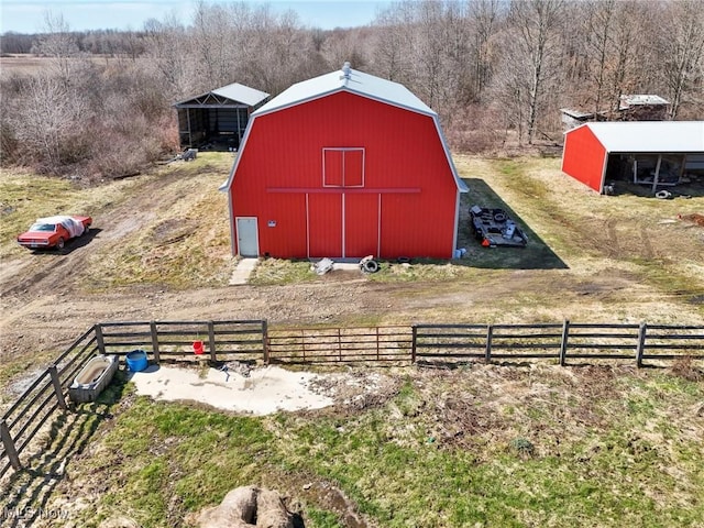 1525 Old Kyle Rd, Dorset, OH 44032 - view of barn with fence