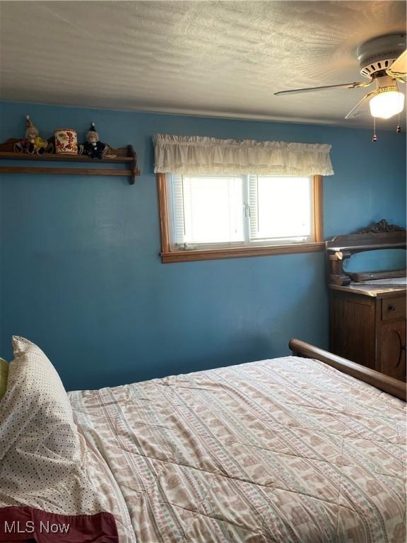 30173 Georgetown Rd, Salem, OH 44460 - bedroom with a ceiling fan