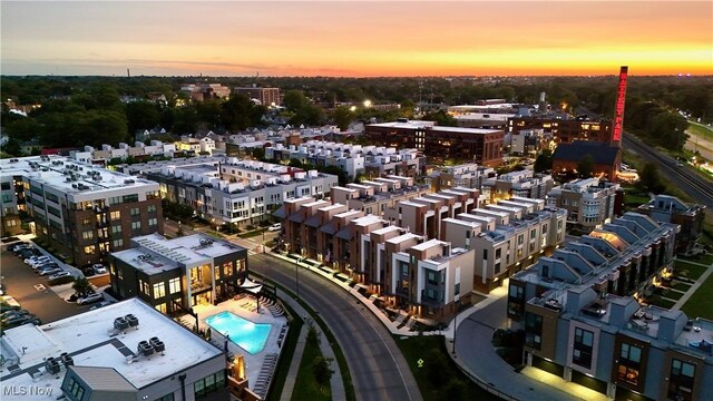 1261 W 74, Cleveland, OH 44102 - view of aerial view at dusk