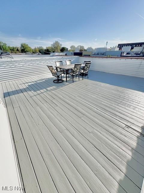 1261 W 74, Cleveland, OH 44102 - view of wooden terrace