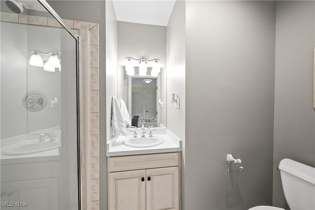 4100 Chagrin River Rd, Moreland Hills, OH 44022 - ensuite bathroom with a stall shower, toilet, and vanity