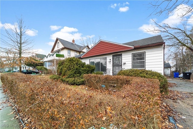 view of bungalow-style house