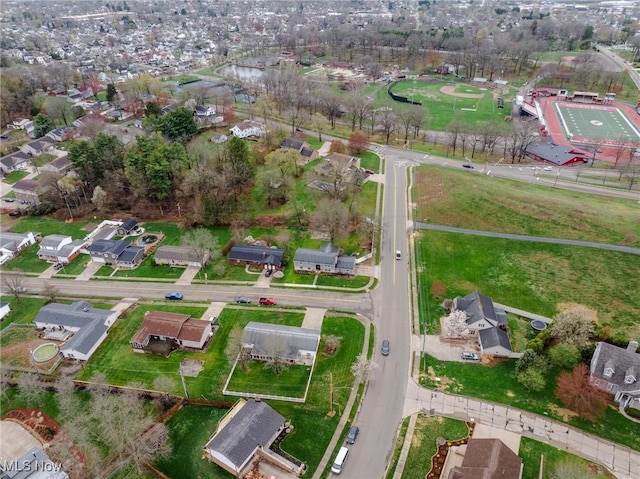 930 3rd St NE, New Philadelphia, OH 44663 - aerial overview of property's location with nearby suburban area