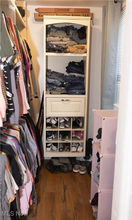 212 E Church St, Warsaw, OH 43844 - walk in closet with wood finished floors