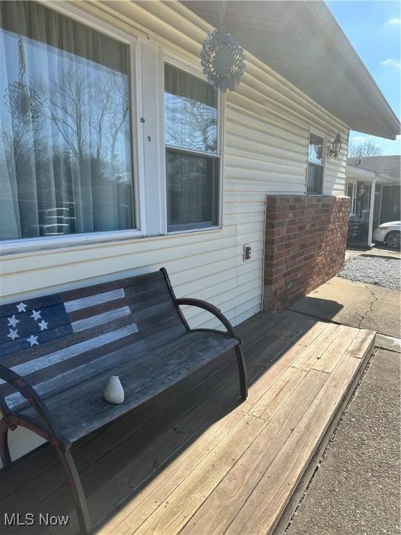 167 Andover Rd, Woodsfield, OH 43793 - view of wooden deck
