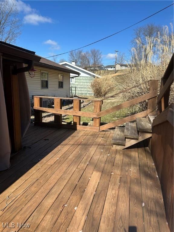 167 Andover Rd, Woodsfield, OH 43793 - view of wooden terrace