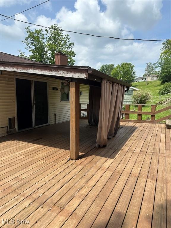 167 Andover Rd, Woodsfield, OH 43793 - view of deck