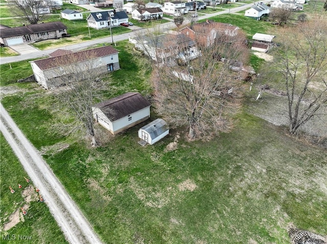 birds eye view of property featuring a residential view