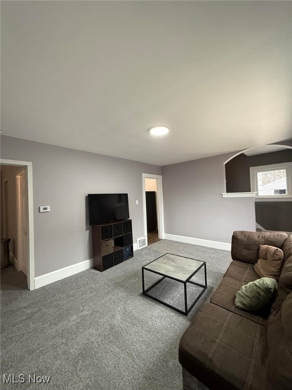 163 The Brooklands, Akron, OH 44305 - carpeted living room featuring baseboards