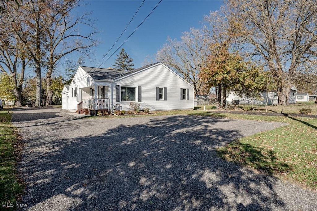 view of property exterior