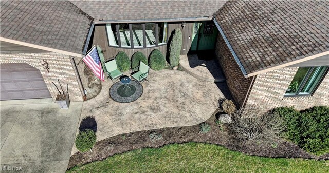 drone / aerial view
