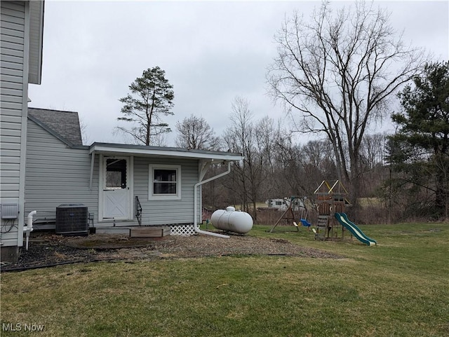 11154 Edgerton Rd, North Royalton, OH 44133 - view of green lawn with a playground