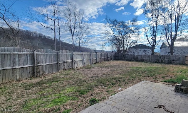 712 Circle Dr, Belpre, OH 45714 - view of yard with a fenced backyard and a patio area