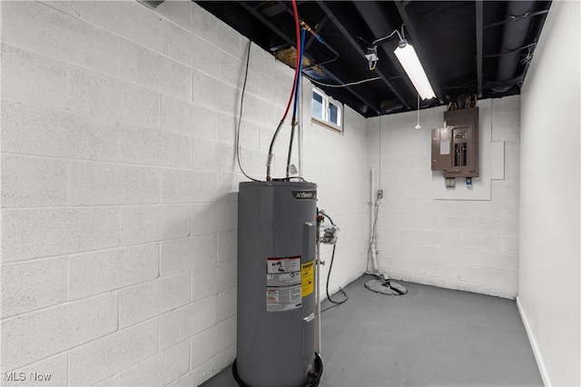 3189 Chardonnay Ln, Poland, OH 44514 - utilities with electric panel and electric water heater
