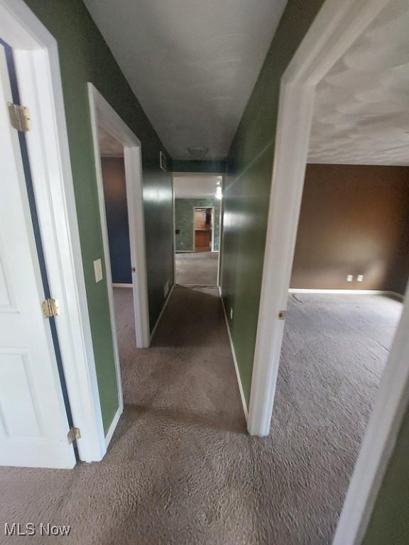 87478 Sinfield Rd, Hopedale, OH 43976 - hallway featuring baseboards and carpet floors