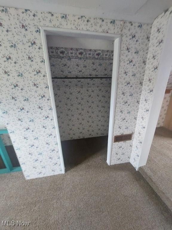 87478 Sinfield Rd, Hopedale, OH 43976 - details featuring wallpapered walls, carpet, and visible vents