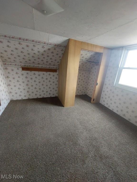 87478 Sinfield Rd, Hopedale, OH 43976 - additional living space featuring wallpapered walls and carpet