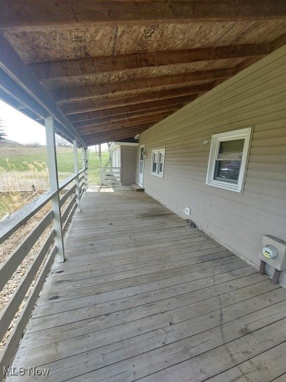 87478 Sinfield Rd, Hopedale, OH 43976 - view of wooden terrace