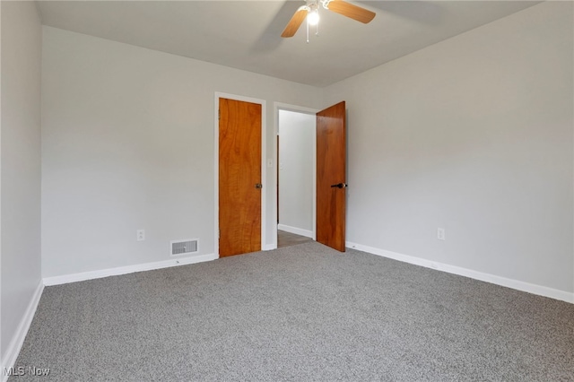 507 Beacon Rd, Newark, OH 43055 - carpeted empty room with ceiling fan and baseboards