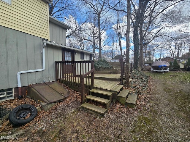 view of deck