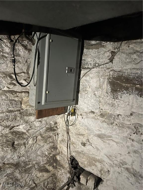 515 E Sixth St, East Liverpool, OH 43920 - utility room with electric panel