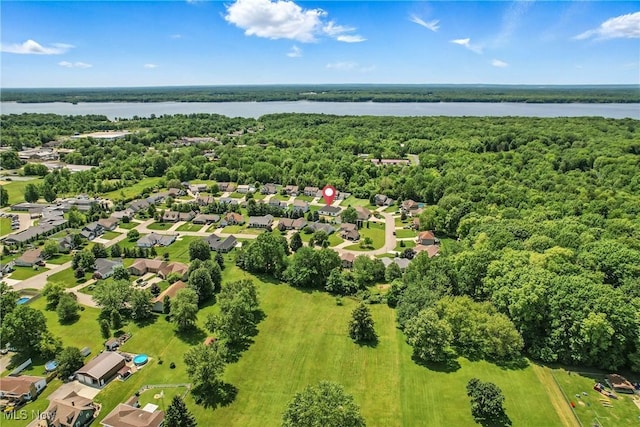 260 Michaels Ct, Cortland, OH 44410 - bird's eye view of a large body of water and a heavily wooded area