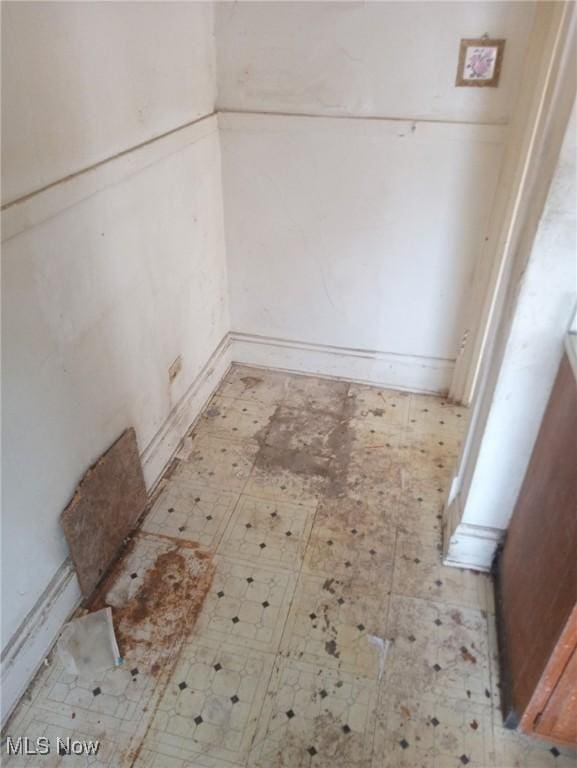 interior space featuring tile patterned floors