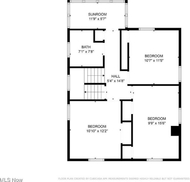 3596 W 155th St, Cleveland, OH 44111 - view of property floor plan