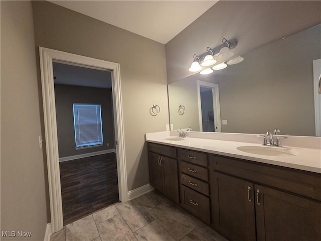 226 Hidden Glen Trl, Chardon, OH 44024 - full bathroom with double vanity and marble finish floors